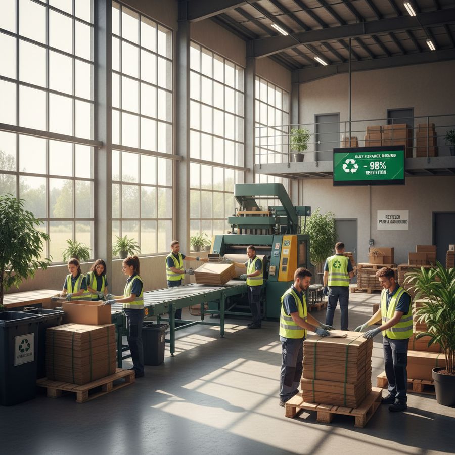 Så bidrar återbrukad kartong till cirkulär ekonomi