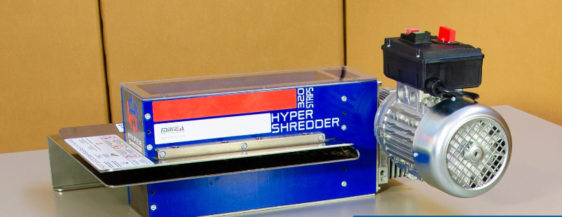 Hyper Shredder 320 – Industriell kartongstrimlare för hållbart förpackningsmaterial